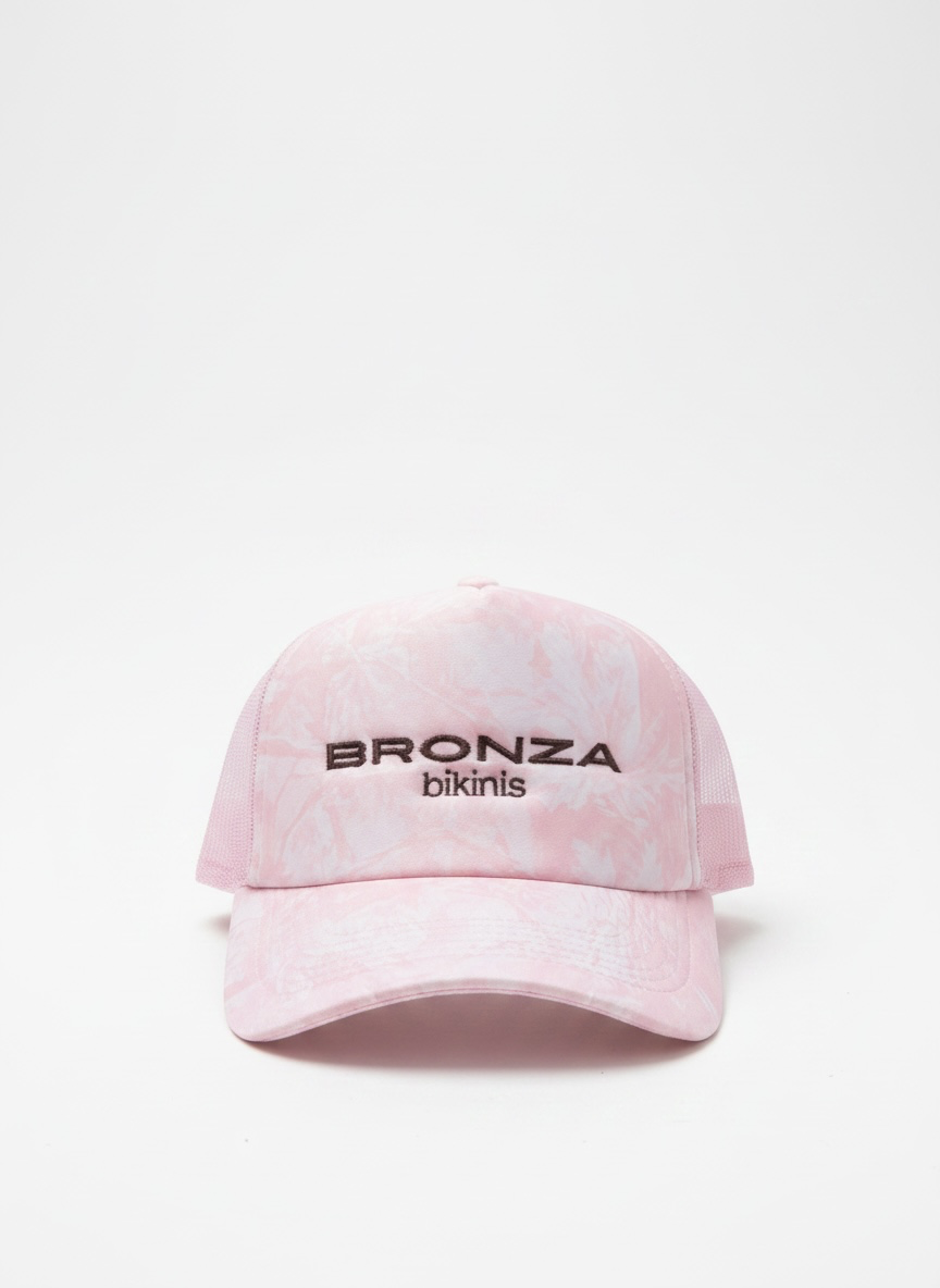 Bronza Pink Camo Trucker Hat