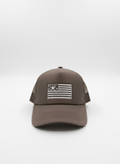 Bronza Americana Sea Star Trucker Hat - Mocha & White