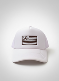 Bronza Americana Sea Star Trucker Hat - Light Pink & Brown